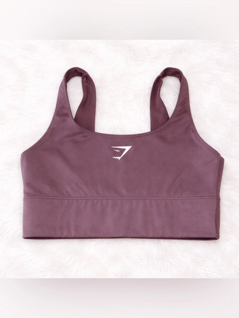 Gymshark Women’s Small Mauve Sports Bra | Athletic Workout Crop Top Activewear